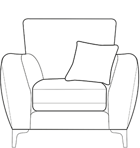 Inka chair technical drawing