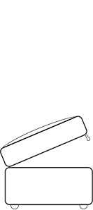 Inka storage stool technical drawing